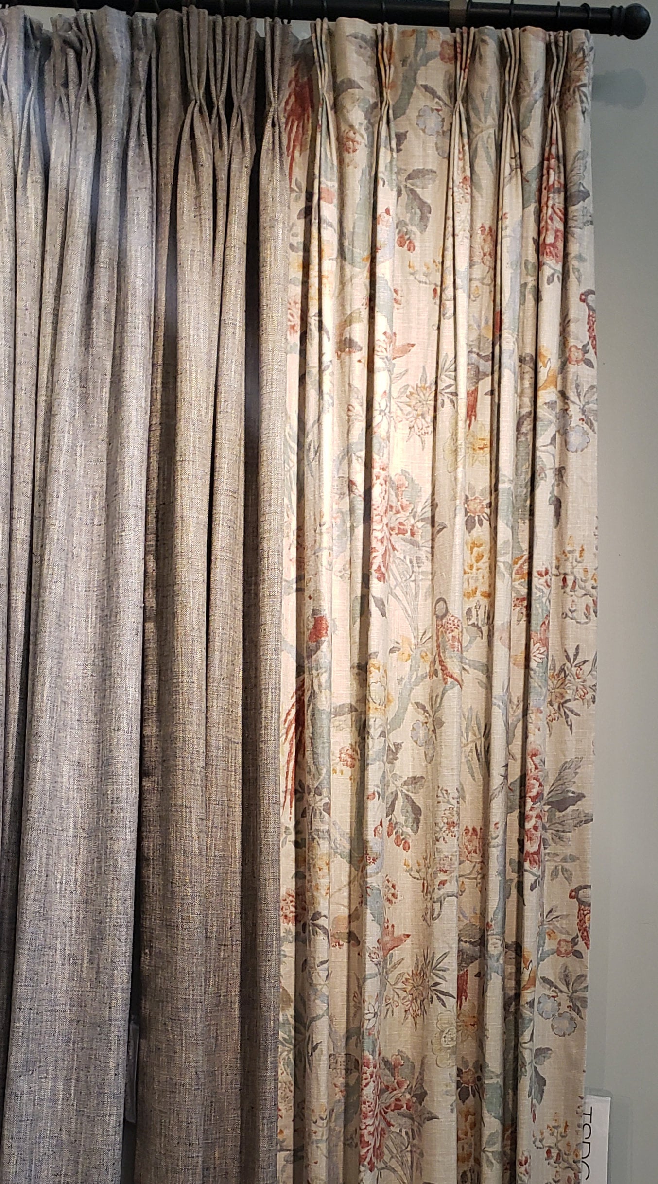 Woodland Pencil Pleat Blackout Curtains